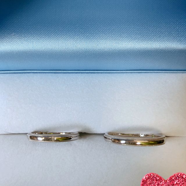 【GALA JEWELRY(ガラジュエリー)の口コミ】 絶対ミル打ちの結婚指輪にする！と思っていたところ、信頼できる老舗のお…