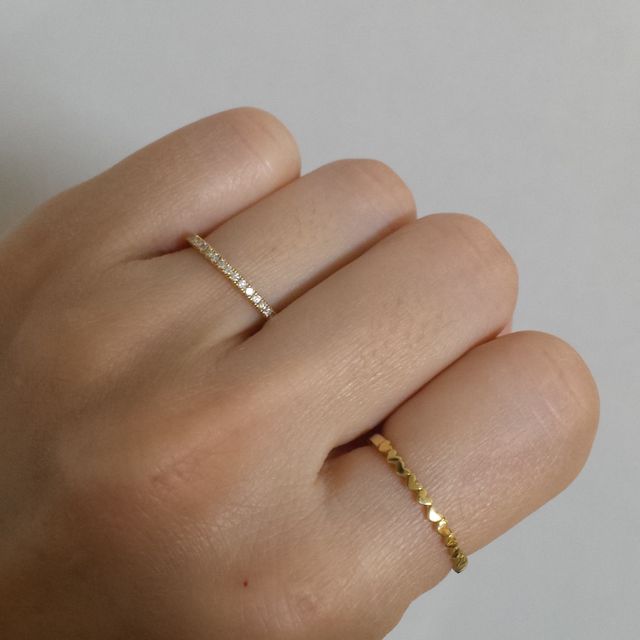 【AHKAH(アーカー)の口コミ】 10年前に買ったプラチナの結婚指輪がありましたが、年齢的にもそろそろフ…