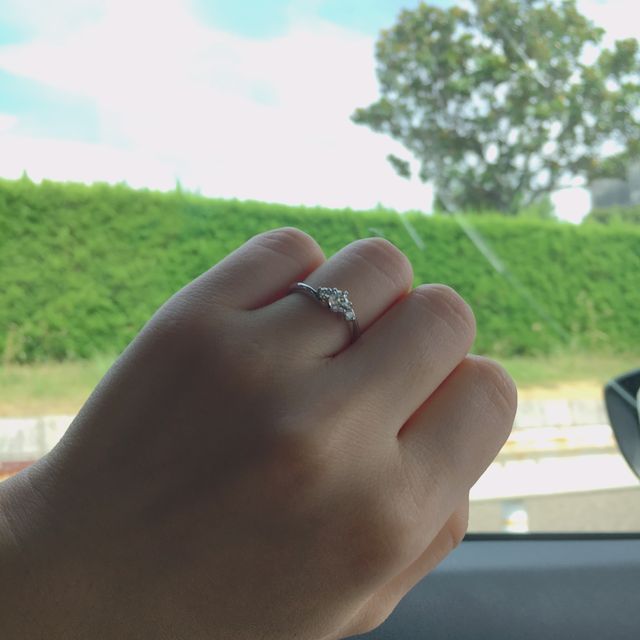 【アイプリモ(I-PRIMO)の口コミ】 アイプリモで『シェリア』という婚約指輪に出会いました！一目惚れでした…