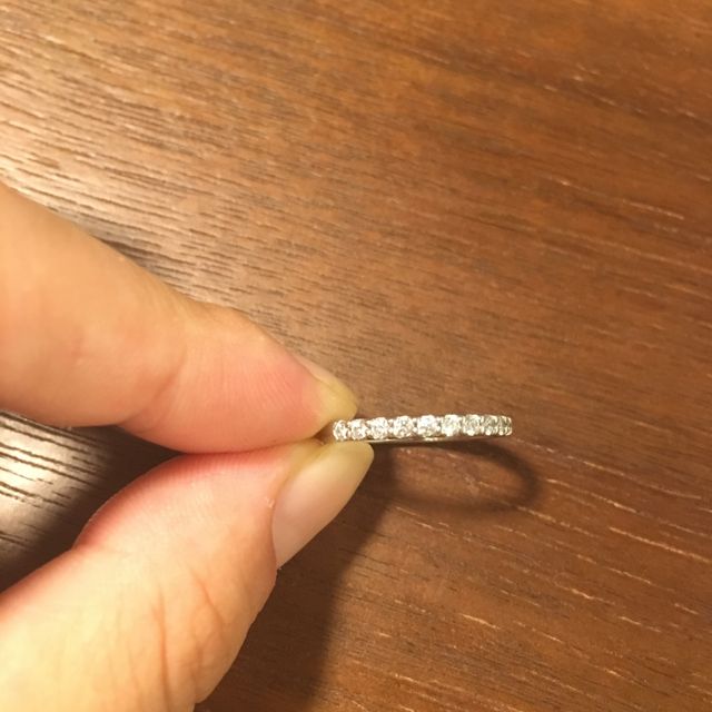 【銀座ダイヤモンドシライシの口コミ】 1つダイヤが付いているものより、子どもが生まれてからや、普段お出かけの…