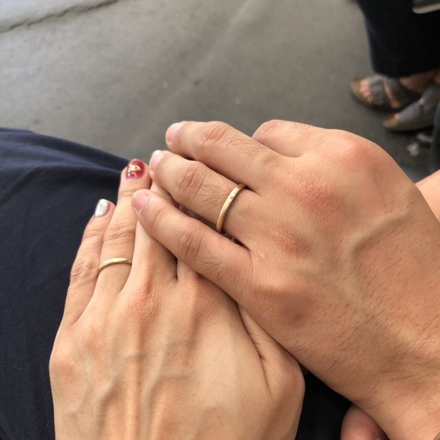 【uchimari(ウチマリ)の口コミ】 ティファニーの指輪でプロポーズ頂いたので、同じくティファニーでペアリ…