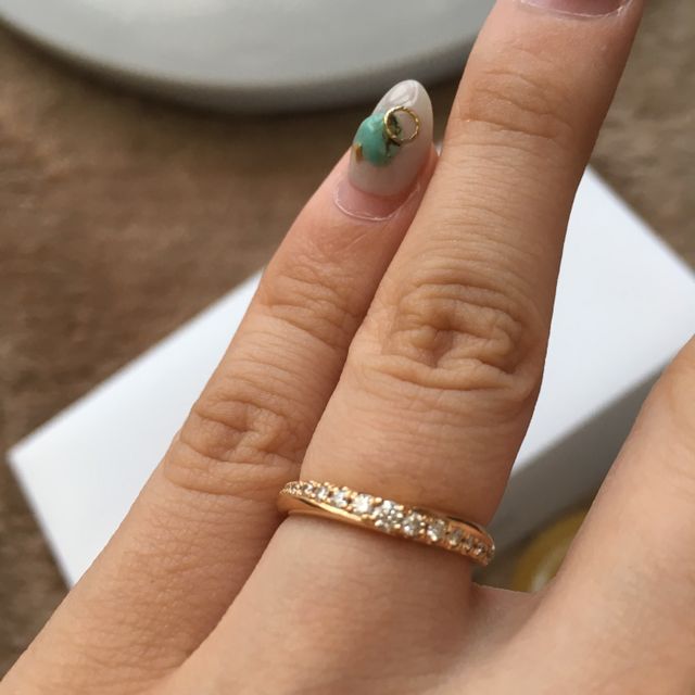 【銀座ダイヤモンドシライシの口コミ】 私の一目惚れで2年前からダイヤモンドシライシさんのアマリーで決めてまし…