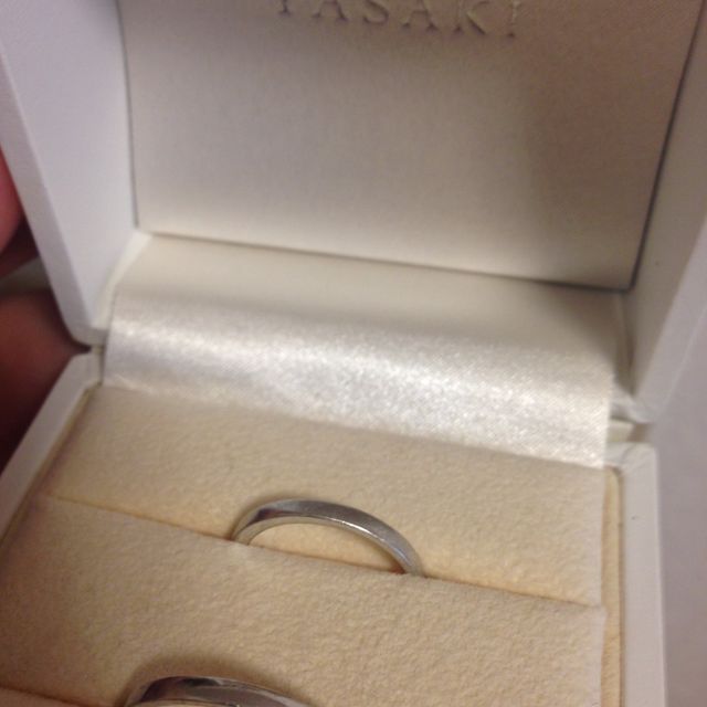 【TASAKI(タサキ)の口コミ】 一番シンプルなデザインのものが良いと思っていました。主人は仕事上指輪…