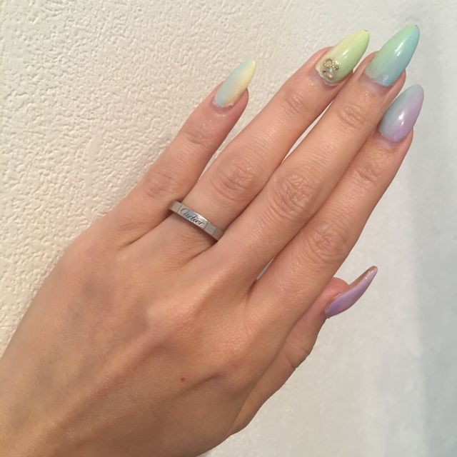 【カルティエ(Cartier)の口コミ】 結婚する前から欲しかった指輪です。ラニエールは予算的にオーバーだった…