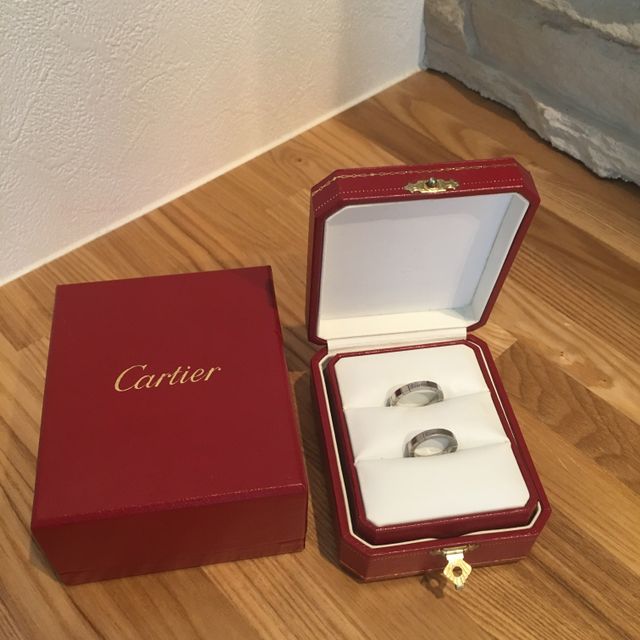【カルティエ(Cartier)の口コミ】 結婚する前から欲しかった指輪です。ラニエールは予算的にオーバーだった…