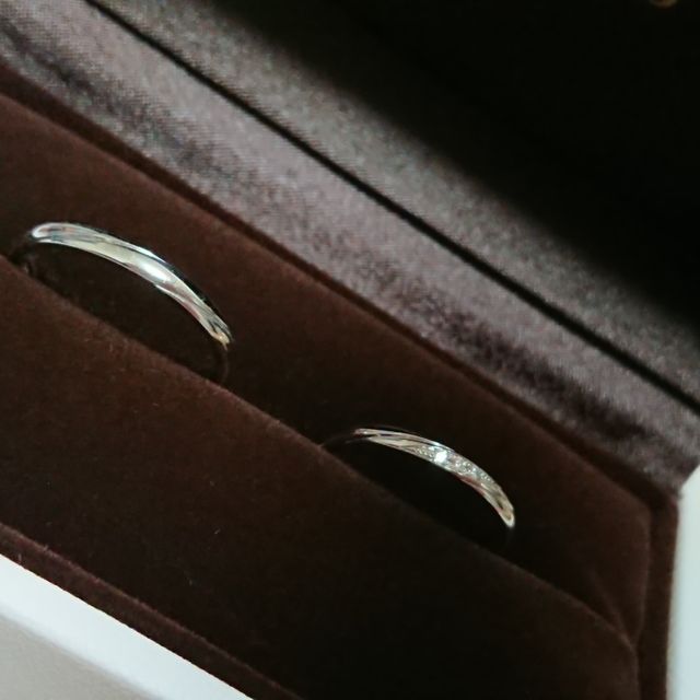 【アイプリモ(I-PRIMO)の口コミ】 元々エンゲージリングを結婚指輪としてつけていたものの結婚式を挙げる事…