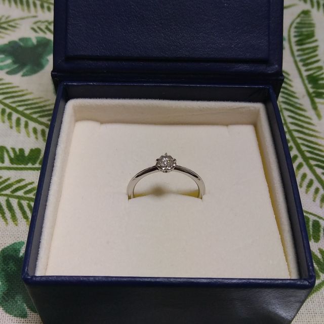 【宝石サロン　ルフランビジュの口コミ】 祖母から貰ったダイアモンドのネックレスの石部分を生かした婚約指輪を作…