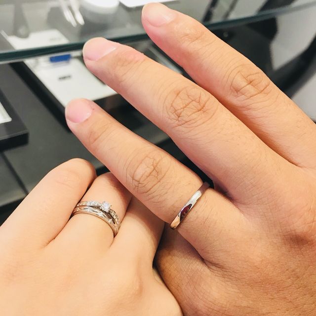 【エクセルコダイヤモンド(EXELCO DIAMOND)の口コミ】 親身な対応で、好み要望を一つ一つ丁寧に、スタッフの方が聞いてくれた。…