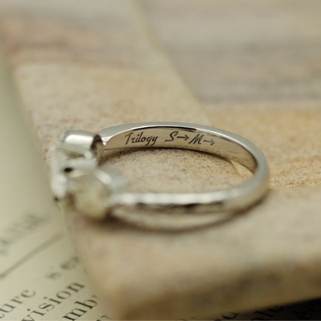 【サロン・ド・ルシェルの口コミ】 母から譲ってもらったダイヤをリフォームして婚約指輪にしたので、ダイヤ…