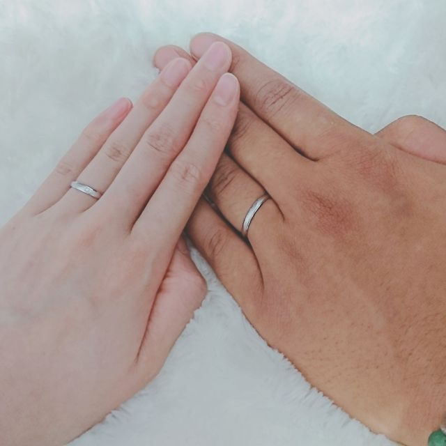 【insembre(インセンブレ)の口コミ】 2人で結婚指輪を見に行き、彼がいいじゃん！と言ったのが指輪の決め手です…
