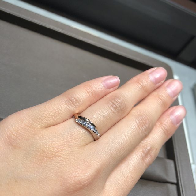 【アイプリモ(I-PRIMO)の口コミ】 2件目の来店でした。しっかりした接客で、私の指のかたちにピッタリのもの…