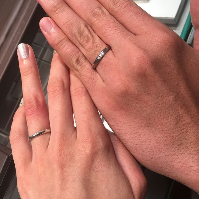 【アイプリモ(I-PRIMO)の口コミ】 最初はデザインがないものを選ぶ予定で試着しに行ったが、色々試着させて…