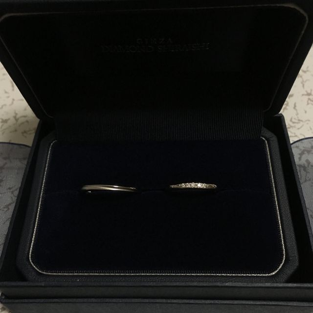 【銀座ダイヤモンドシライシの口コミ】 シンプルな指輪が良いなと思っていたのですが、用意してある指輪の種類が…