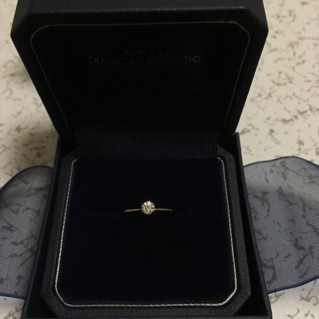 【銀座ダイヤモンドシライシの口コミ】 シンプルな指輪が良いなと思っていたのですが、用意してある指輪の種類が…