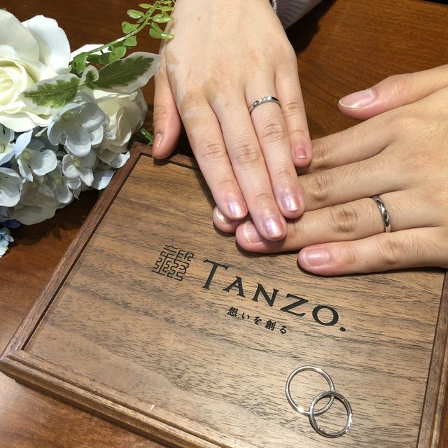 【TANZO.(鍛造指輪)の口コミ】 いくつか店舗を回ったが、着け心地がしっくりくる指輪が無く、オーダーメ…
