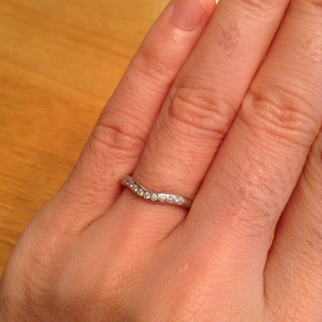 【ティファニー(Tiffany & Co.)の口コミ】 結婚指輪といえばティファニー！というこだわりが、私ではなく旦那にあり…