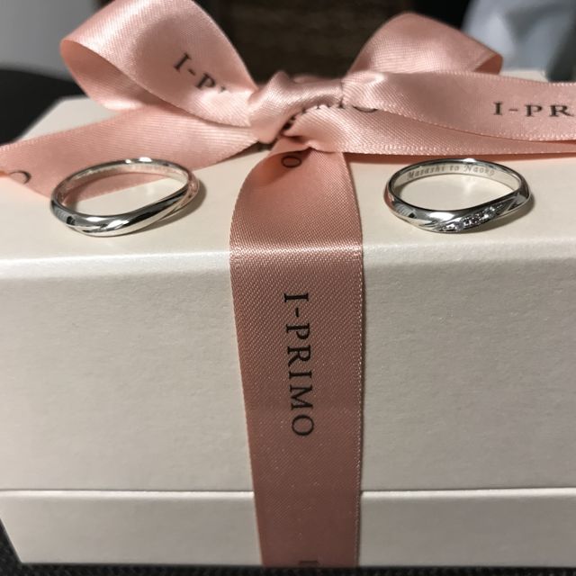 【アイプリモ(I-PRIMO)の口コミ】 多々ある指輪の種類の中でも、ピンクダイヤが付いており、シンプルでとて…