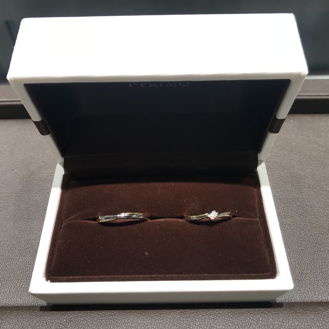 【アイプリモ(I-PRIMO)の口コミ】 他のブランド何店舗か結婚指輪を探しに行っていましたが、なかなか気にい…