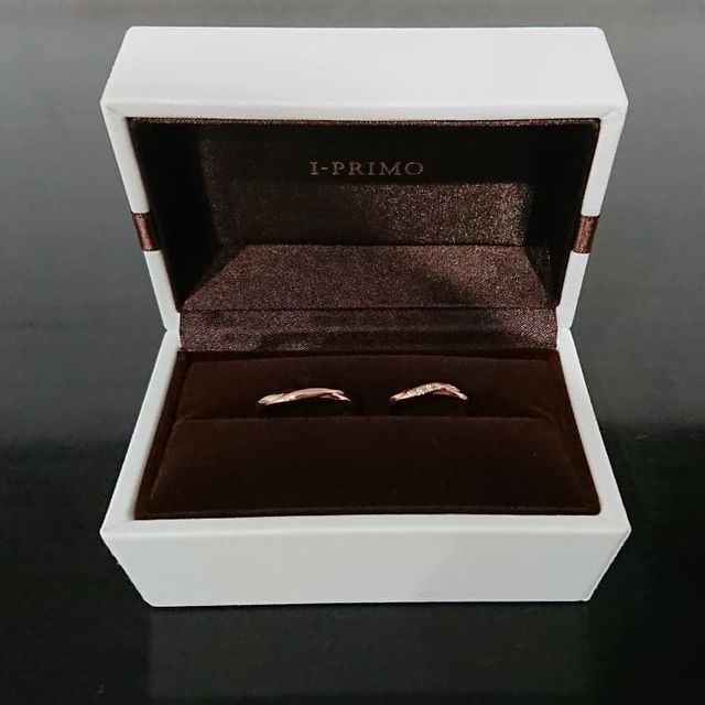【アイプリモ(I-PRIMO)の口コミ】 ずっとピンクゴールドの指輪がほしいと言っていた私に、5周年記念に買い換…