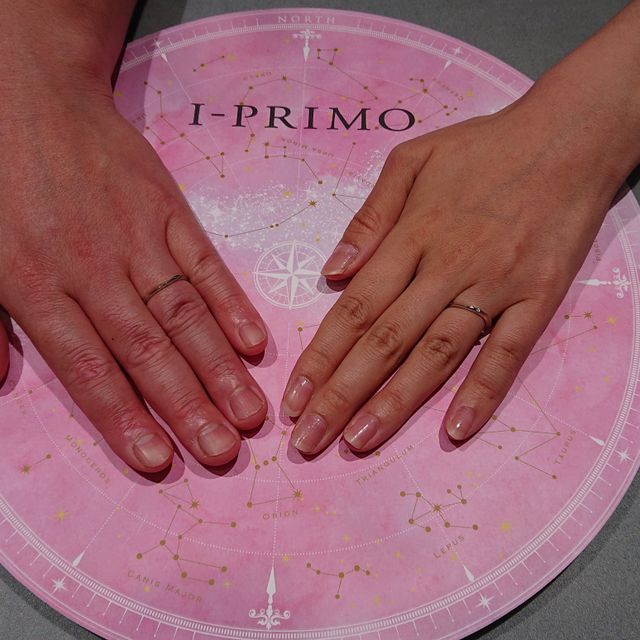 【アイプリモ(I-PRIMO)の口コミ】 HPで指輪を見て、自分の好みのデザインが沢山ありましたが、細身でウェー…