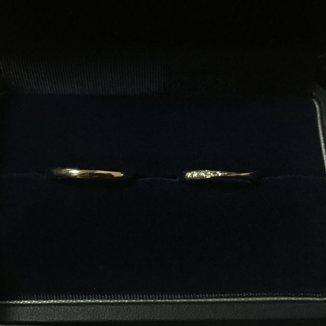 【銀座ダイヤモンドシライシの口コミ】 派手すぎないもので普段使いできるものが希望でいろんなお店や指輪を見て…