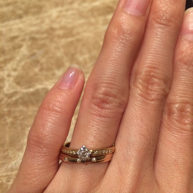 【BIJOUPIKO(ビジュピコ)の口コミ】 マリッジは、シンプルでありながら、あまり他にない、個性的なデザインで…