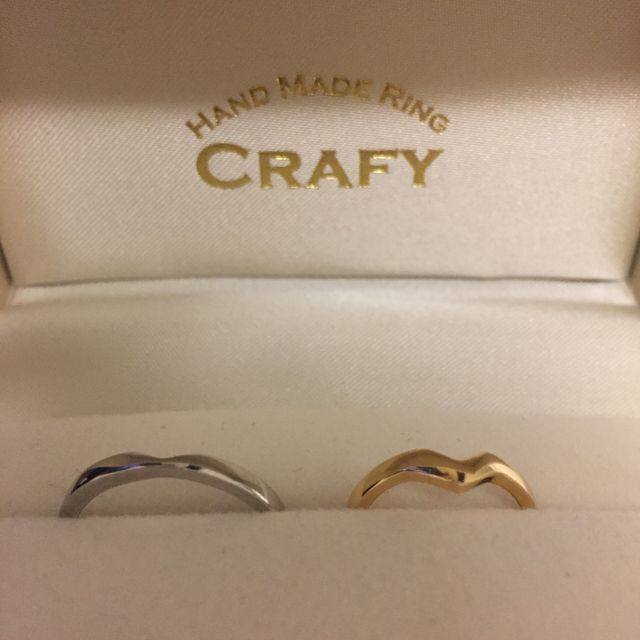 【CRAFY(クラフィ)の口コミ】 一生物なので、2人で手作りしたいと思いました。いくつか工房を検索して、…