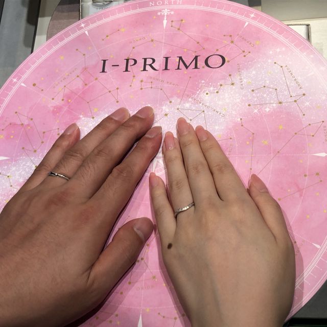 【アイプリモ(I-PRIMO)の口コミ】 婚約指輪、結婚指輪どちらもお世話になりました。私は指輪を選ぶ基準が｢デ…