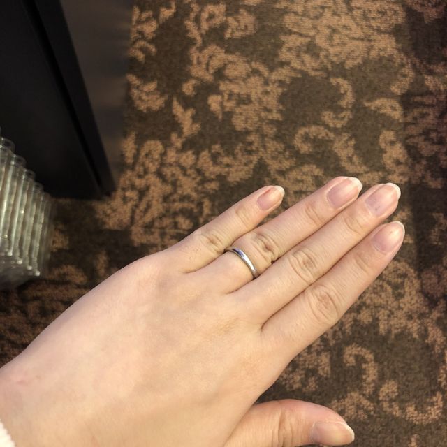 【カルティエ(Cartier)の口コミ】 たまたま婚約指輪をハワイのカルティエで買っていただいたので、そのセッ…