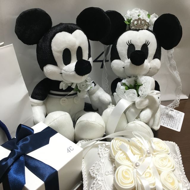 【4℃ BRIDAL(ヨンドシーブライダル)の口コミ】 夫婦揃ってディズニーが好きなので、ディズニーデザインの指輪が欲しく探…