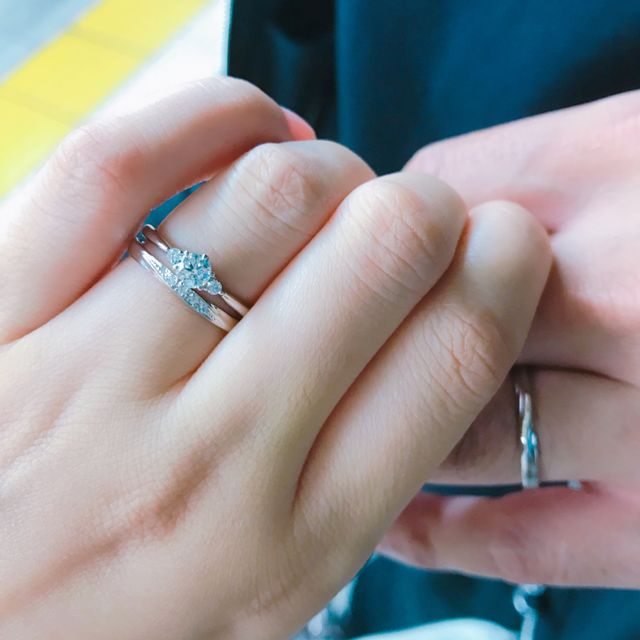 【GALA JEWELRY(ガラジュエリー)の口コミ】 デザインとダイヤの質で決めました。一番いいグレードで選んでもそんなに…