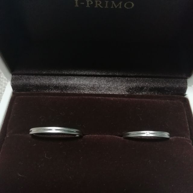 【アイプリモ(I-PRIMO)の口コミ】 ストレートで細すぎず手に馴染むデザインだったこと、ダイヤが４点止めで…