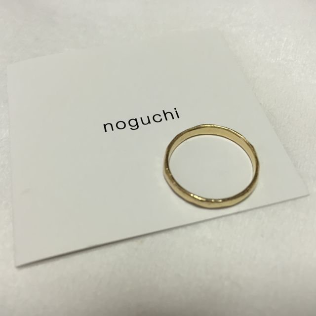 【noguchi(ノグチ)の口コミ】 シンプルかつ飽きの来ないデザインで、試着したときにイエローゴールドの…