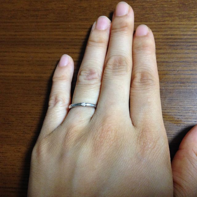 【アイプリモ(I-PRIMO)の口コミ】 結婚指輪は常時つけているものなので日常生活で邪魔にならないデザインを…