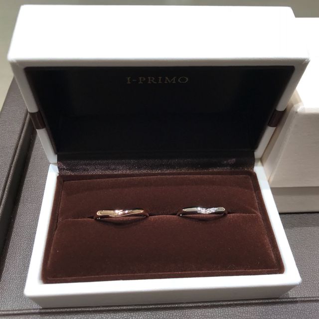 【アイプリモ(I-PRIMO)の口コミ】 雑誌でアイプリモさんの指輪に一目惚れでこの指輪！と決めて店舗に行きま…