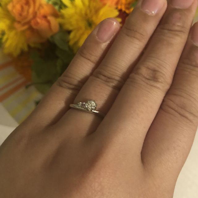 【TRECENTI(トレセンテ)の口コミ】 昔から気になっていたお店で、花の形をした指輪が可愛くて、将来付けてみ…
