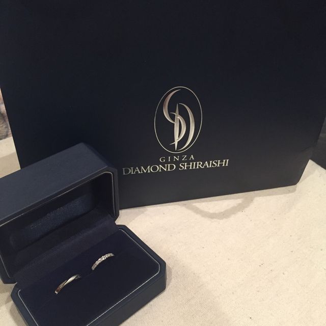 【銀座ダイヤモンドシライシの口コミ】 婚約指輪を買わないかわりに、結婚指輪をエタニティーリングにしたかった…