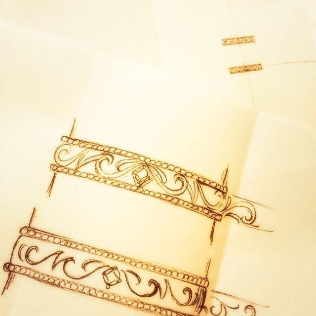 【ケイウノ ブライダル(K.UNO BRIDAL)の口コミ】 小学生からの友人が工房で働いていて、仲の良かった友人に作ってもらいた…