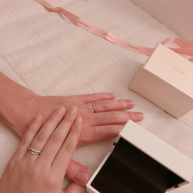【アイプリモ(I-PRIMO)の口コミ】 ゼクシィの雑誌を購入し、アイプリモの指輪が特に輝いて見えたのでアイプ…