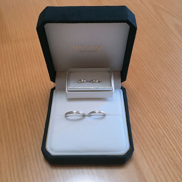 【festaria bijou SOPHIA(フェスタリア ビジュソフィア)の口コミ】 艶消しのリングを探してたら出会いました。すごく素敵で理想のリングとな…