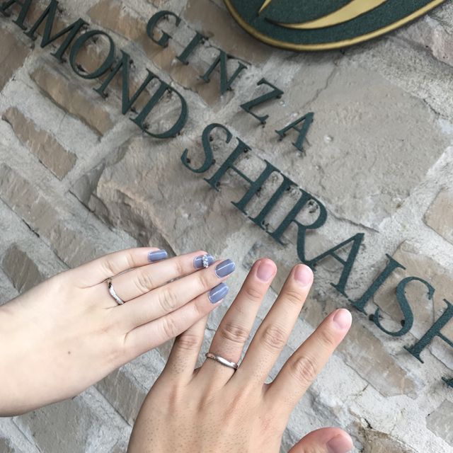 【銀座ダイヤモンドシライシの口コミ】 私はとても手が小さいので、一般的なリングだと主張が強くなってしまい、…