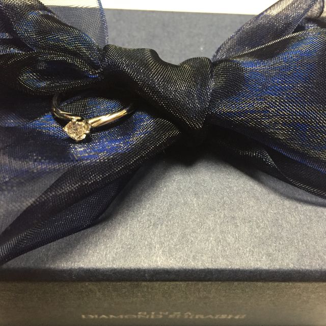 【銀座ダイヤモンドシライシの口コミ】 細めのリングで、せっかく買うなら普段使いができるものがいいなと思って…