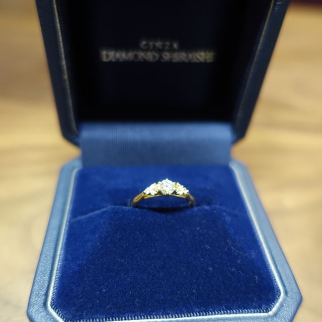 【銀座ダイヤモンドシライシの口コミ】 母からもらったダイヤモンドを加工したかったので、ダイヤモンドを持ち込…