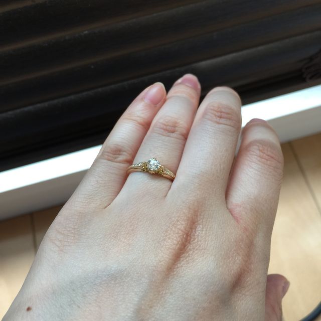 【LAPAGE(ラパージュ)の口コミ】 ゴールドの指輪が良かったのでゴールドで可愛くて普段から着けられるデザ…