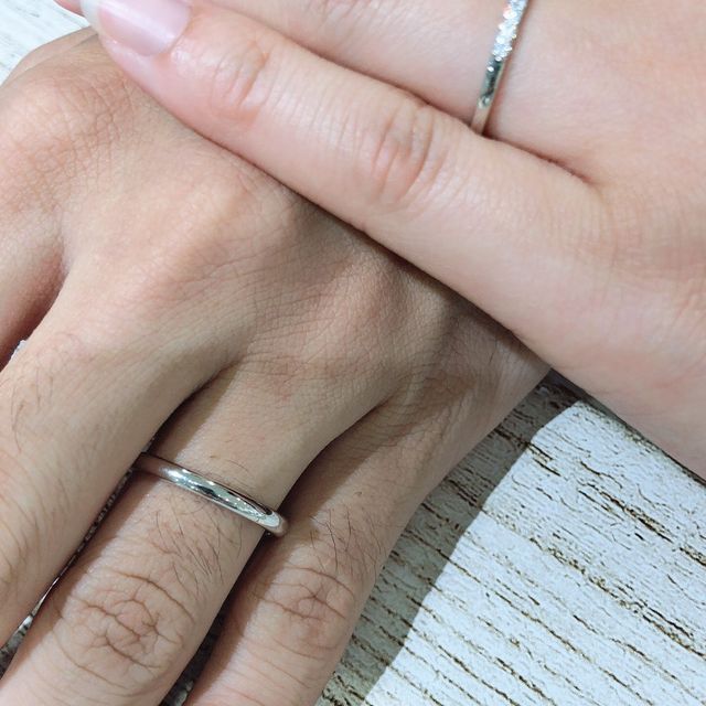 【宝寿堂(ほうじゅどう)の口コミ】 婚約指輪を宝寿堂さんで購入し、結婚指輪もこちらで購入すると決めていま…