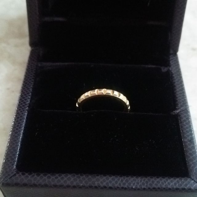 【ブシュロン(BOUCHERON)の口コミ】 手持ちのジュエリーはゴールドの物が多かったので、ゴールド色を探してい…