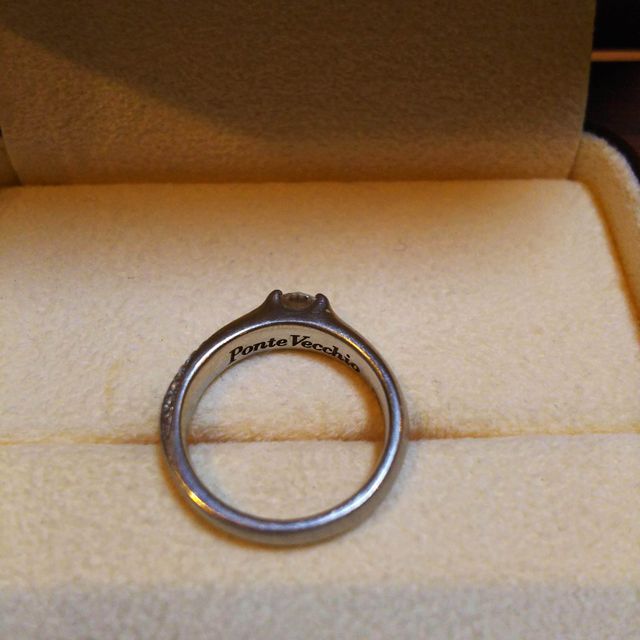 【Ponte Vecchio(ポンテヴェキオ)の口コミ】 せっかく高価な婚約指輪を仕舞い込んでおくのはもったいので、普段から身…