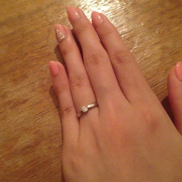 【ティファニー(Tiffany & Co.)の口コミ】 「婚約指輪を長く着用できないのは勿体ない為、もし頂けるなら結婚指輪と…