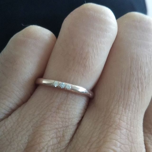 【TASAKI(タサキ)の口コミ】 色とデザインが気に入りました。ピンクゴールドの指輪を探していたので気…