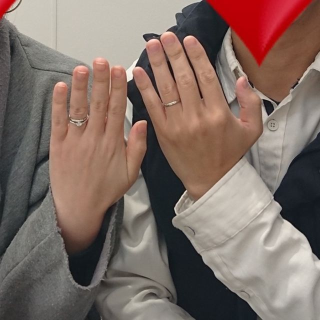 【アイプリモ(I-PRIMO)の口コミ】 婚約指輪をこちらで彼に買ってもらったので、結婚指輪もこちらのブランド…